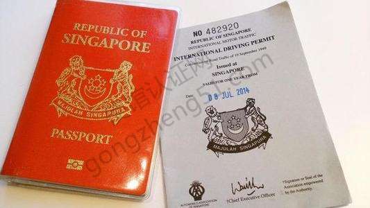 新加坡护照公证书模版